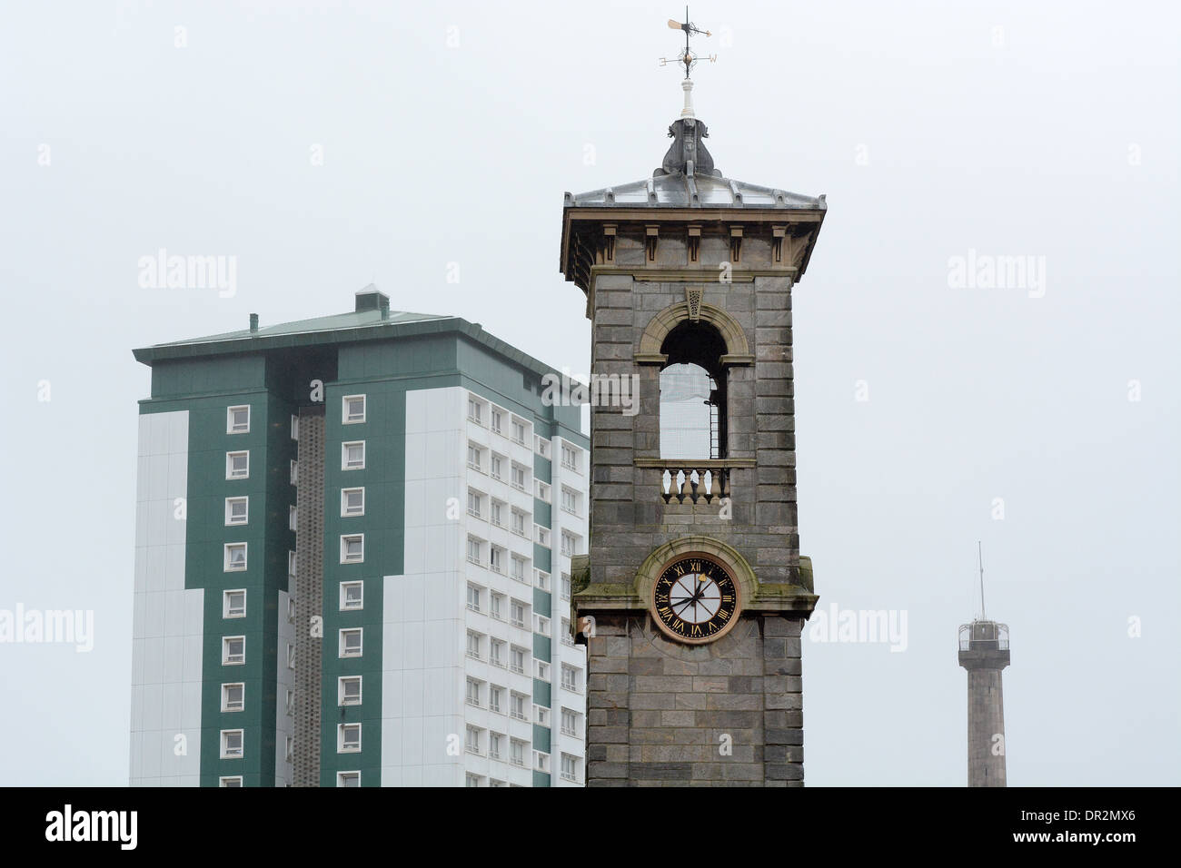 La tour de l'horloge de Devonport à Plymouth, Devon Banque D'Images