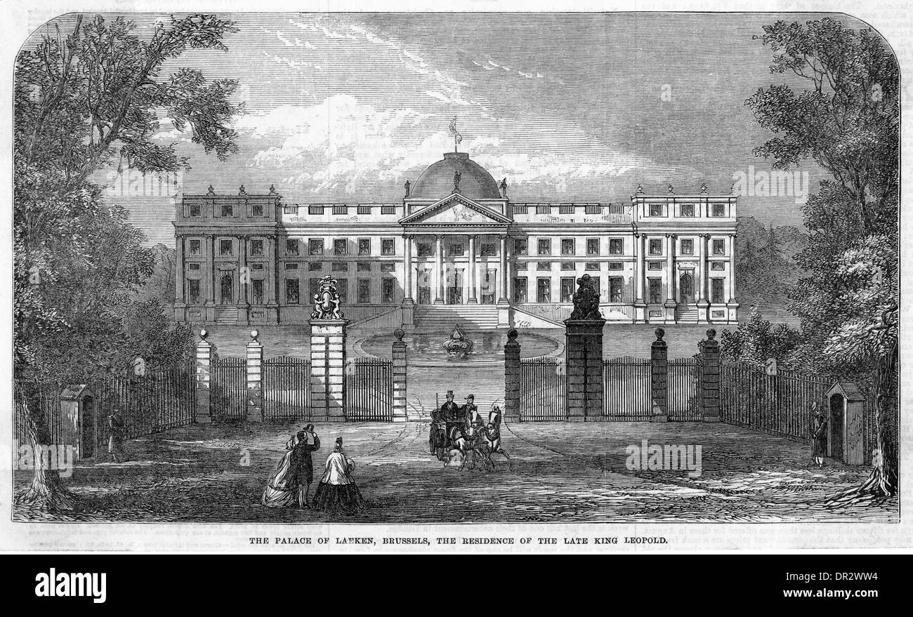 Bruxelles PALAIS DE LAEKEN Banque D'Images