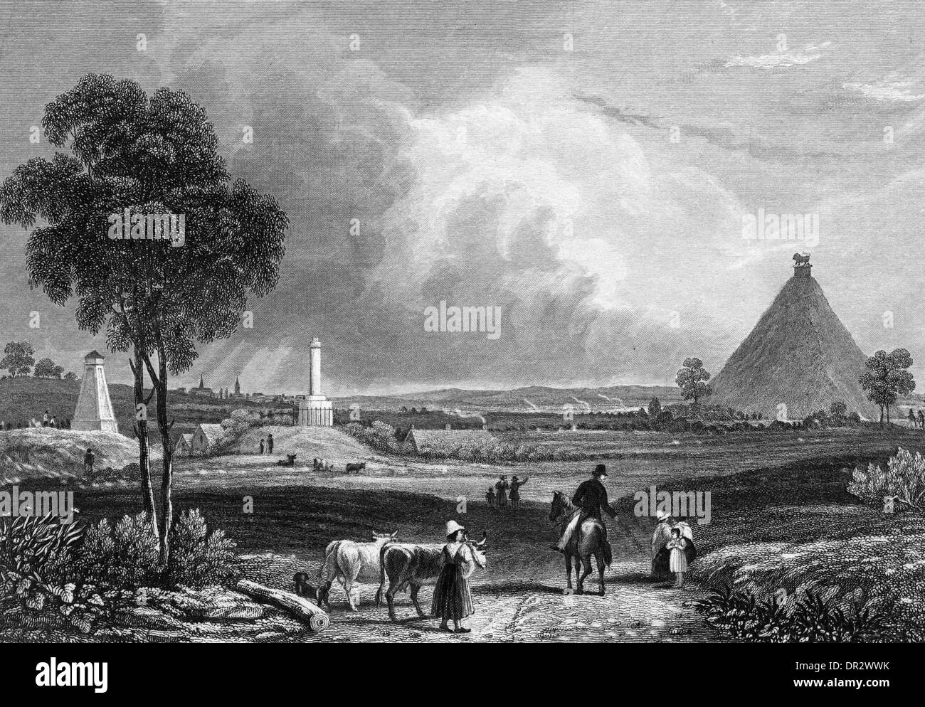 Bataille de Waterloo Banque D'Images