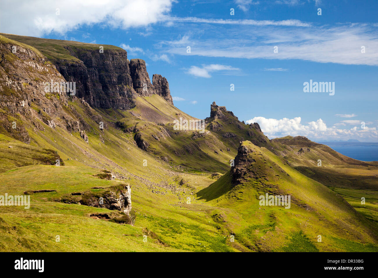 Quiraing Ile de Skye Scotland UK Banque D'Images