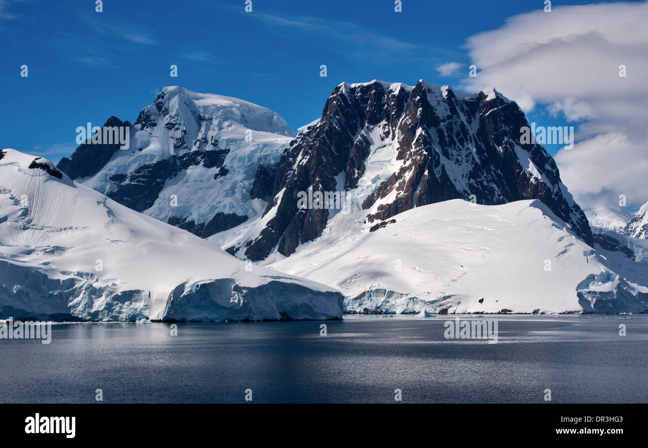 Canal Lemaire, Péninsule Antarctique Banque D'Images