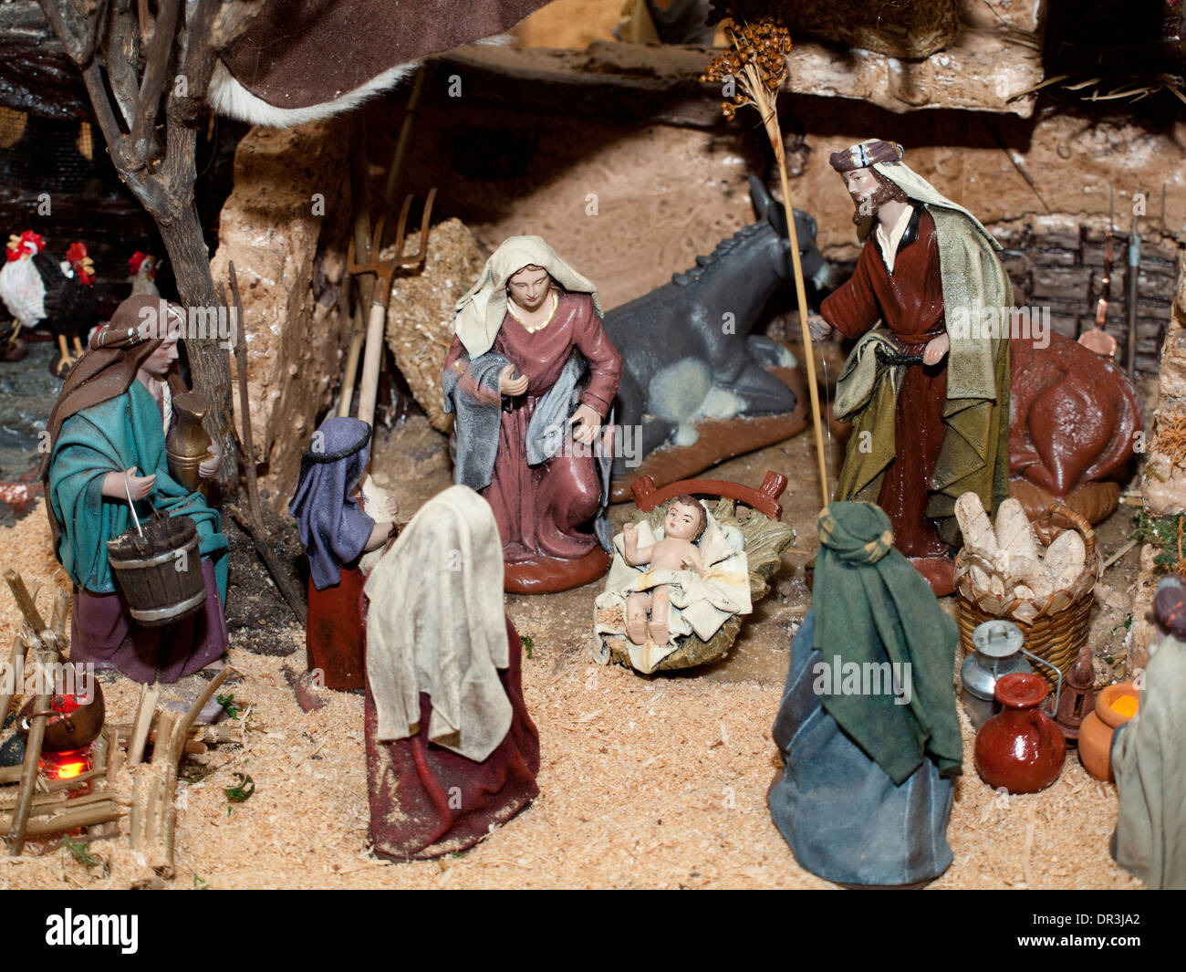 sujets de creche de noel