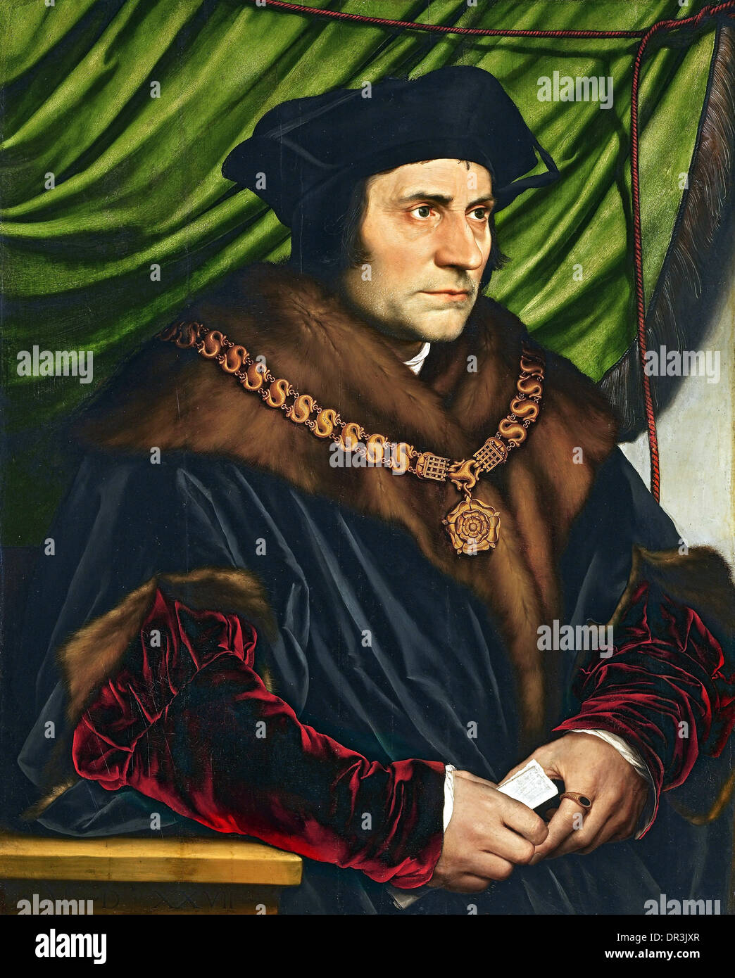 Sir Thomas More, avocat anglais, philosophe social, auteur et homme d'État Banque D'Images