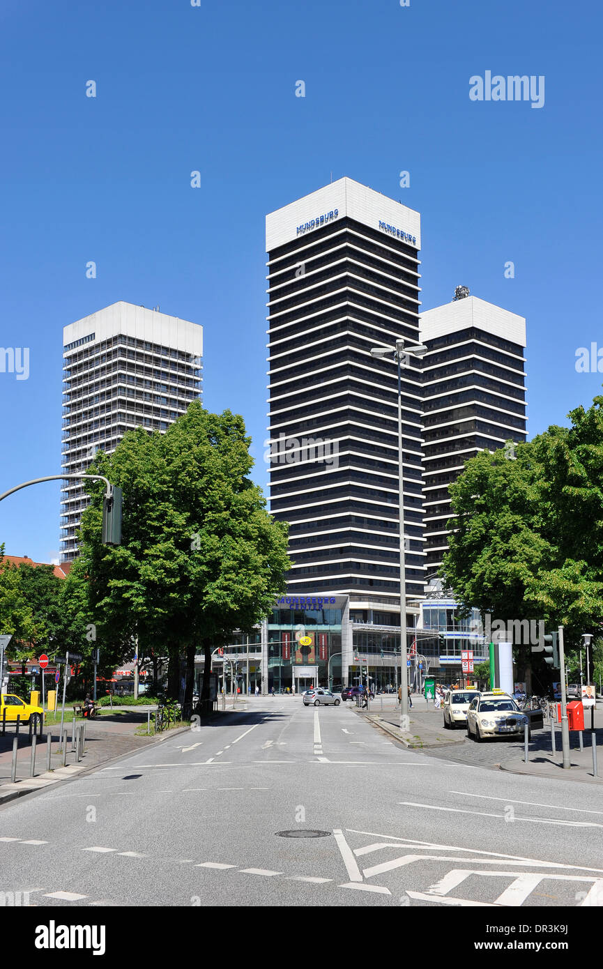 Mundsburg Center, centre commercial, Winterhude, ville hanséatique de Hambourg, Allemagne, Europe Banque D'Images