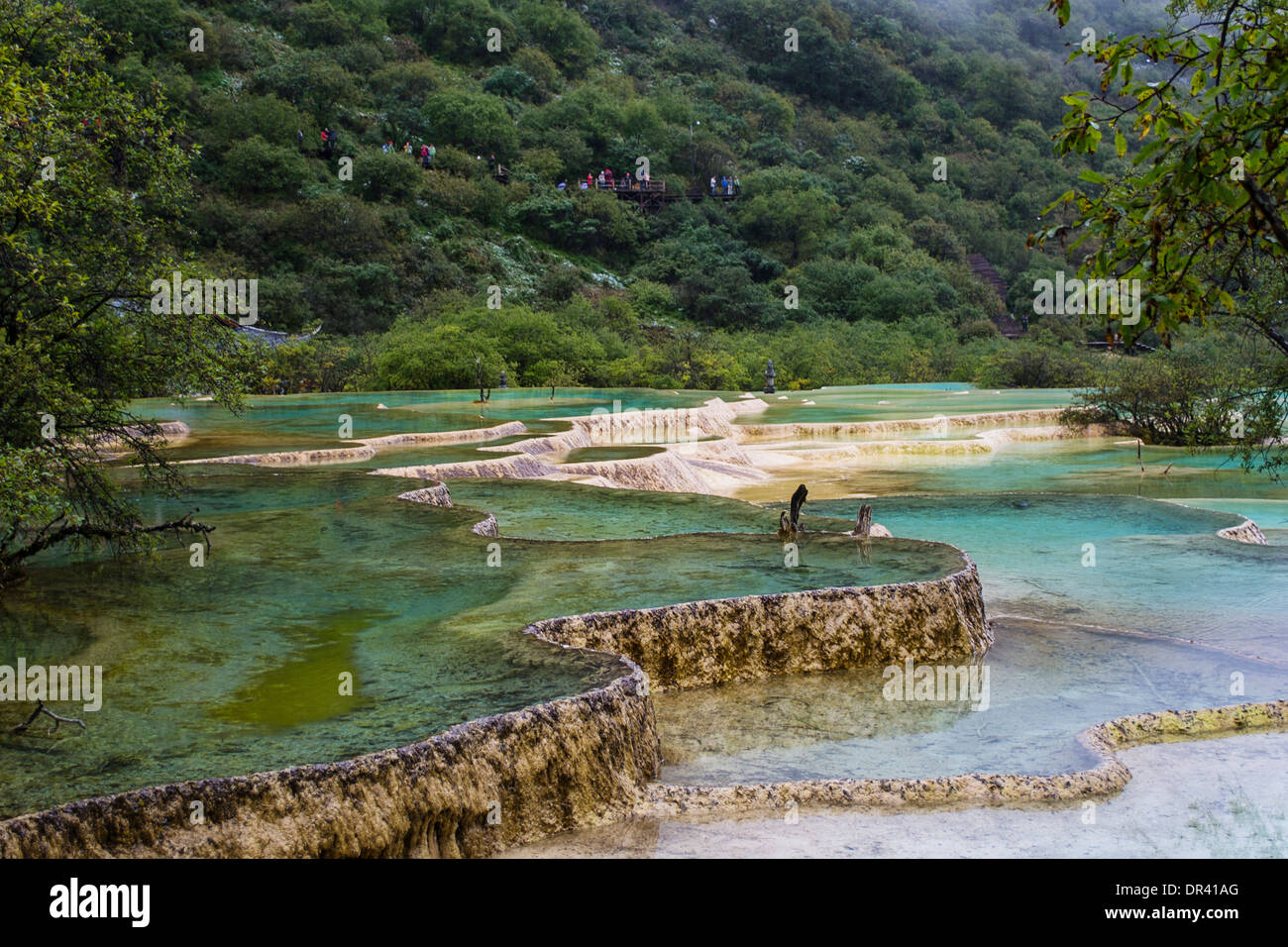 Huanglong, Chine Banque D'Images