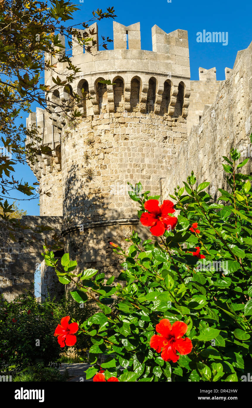 Palais du Grand Maître Rhodes Banque D'Images