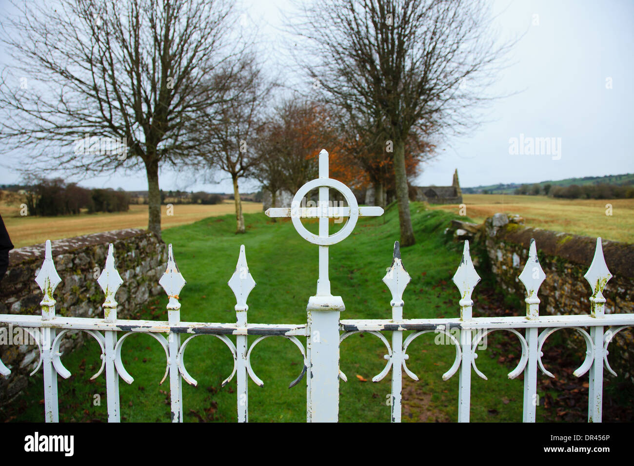 Kilcrea, Irlande - 28 novembre 2012 : cité médiévale Kilcrea Kilcrea Friary (Abbaye) situé près d'un four Banque D'Images