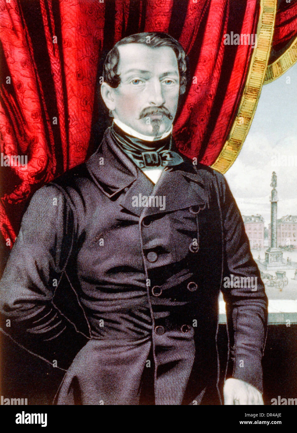 Louis-Napoléon Bonaparte (20 avril 1808 - 9 janvier 1873) fut le premier président de la République française et, comme Napoléon III, le dirigeant du Second Empire. Il était le neveu et héritier de Napoléon Ier. Banque D'Images