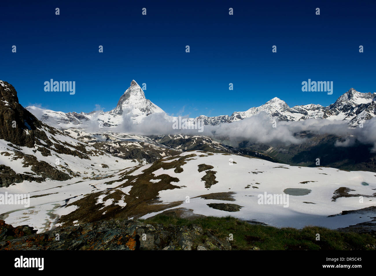 Matterhorn (Monte Cervino), Suisse Banque D'Images