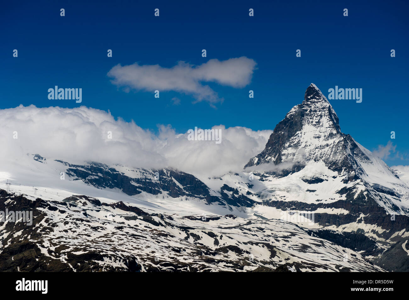 Matterhorn (Monte Cervino), Suisse Banque D'Images