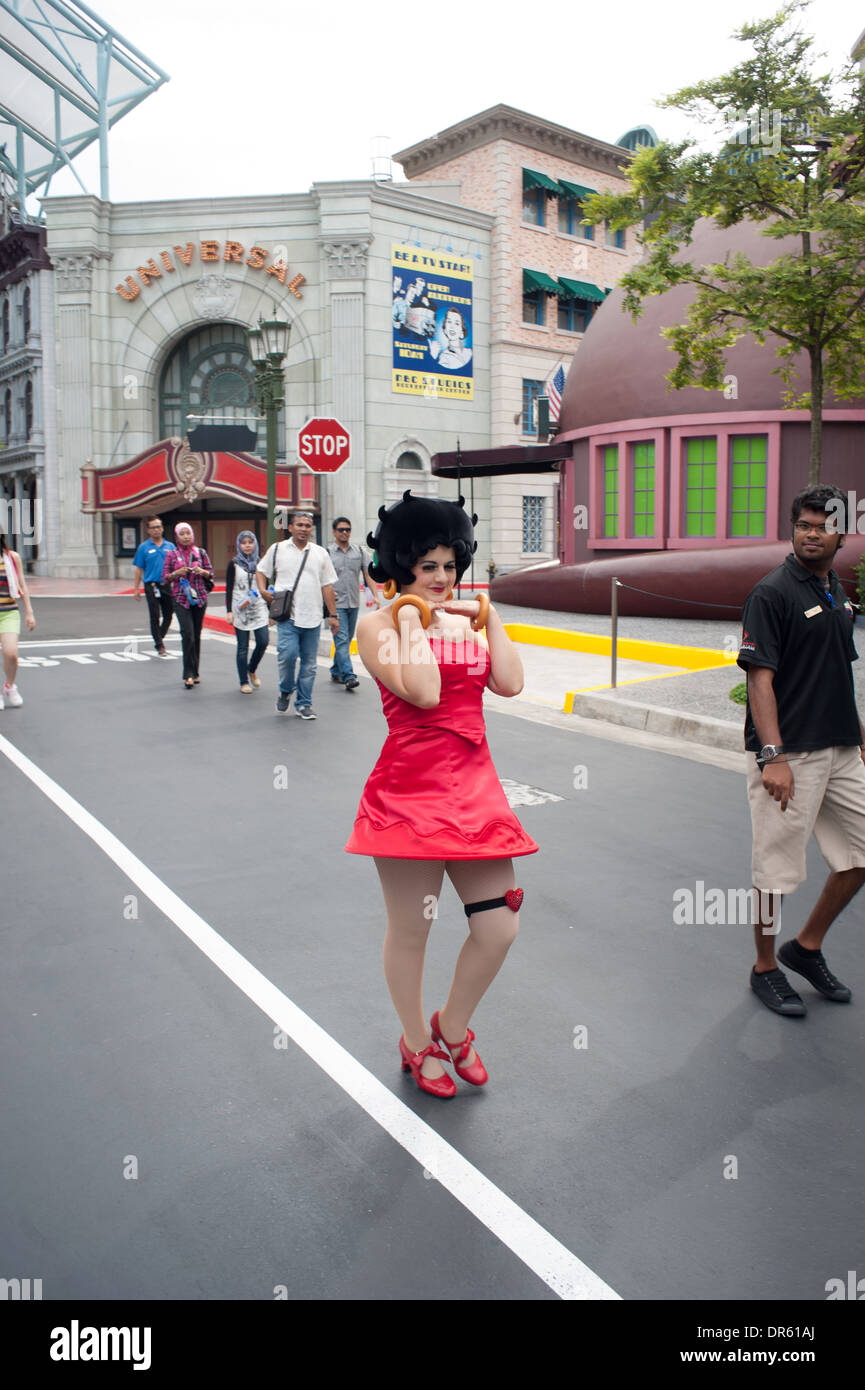 Betty Boop. Universal Studios. Banque D'Images