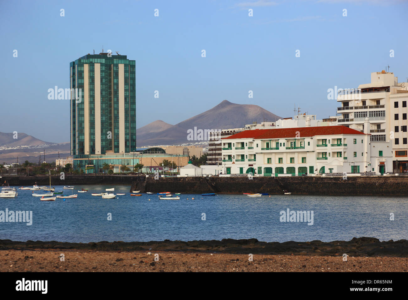 Gran Hotel, le seul immeuble de grande hauteur à Arrecife, Lanzarote, îles canaries, espagne Banque D'Images