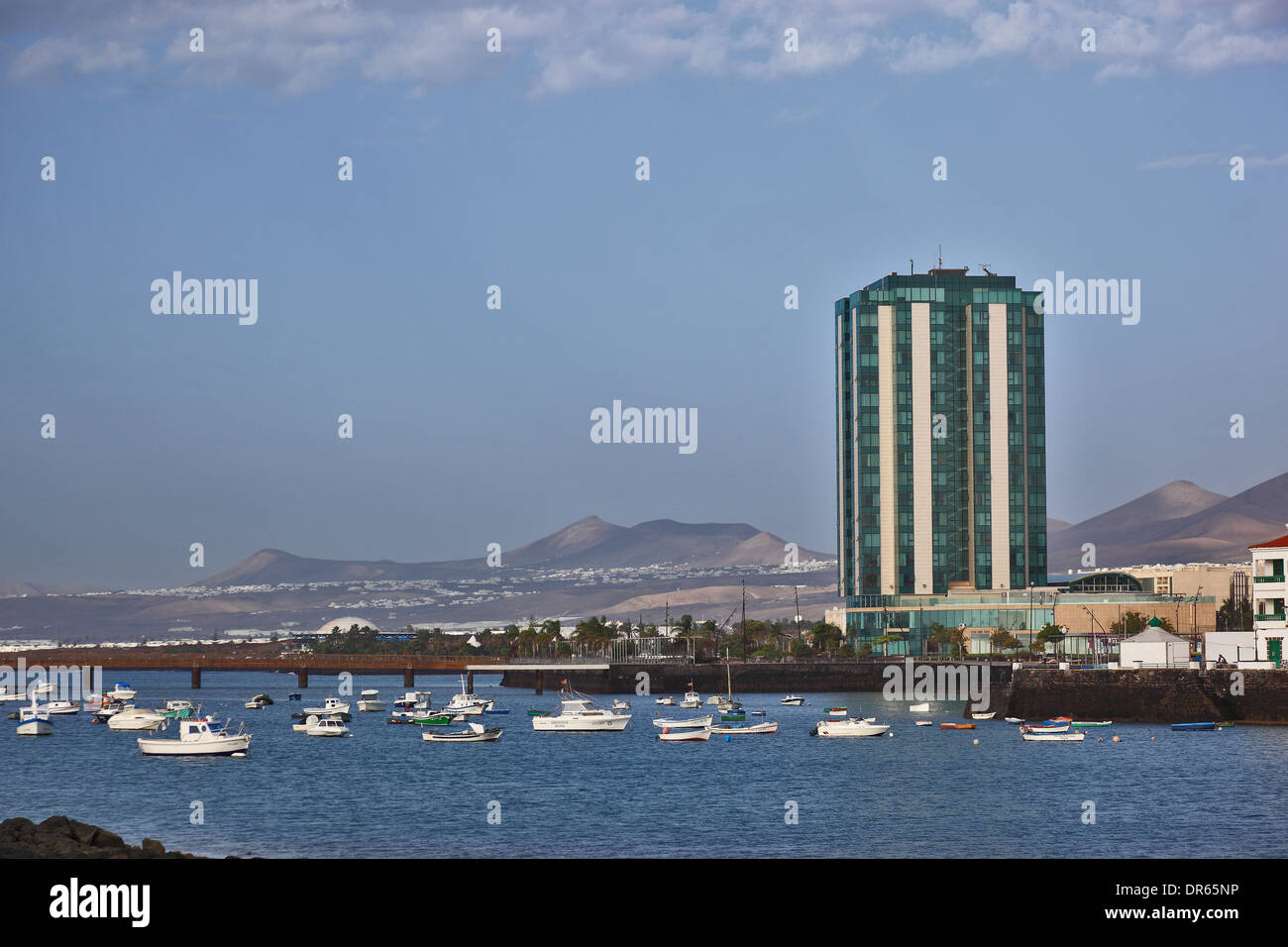 Gran Hotel, le seul immeuble de grande hauteur à Arrecife, Lanzarote, îles canaries, espagne Banque D'Images