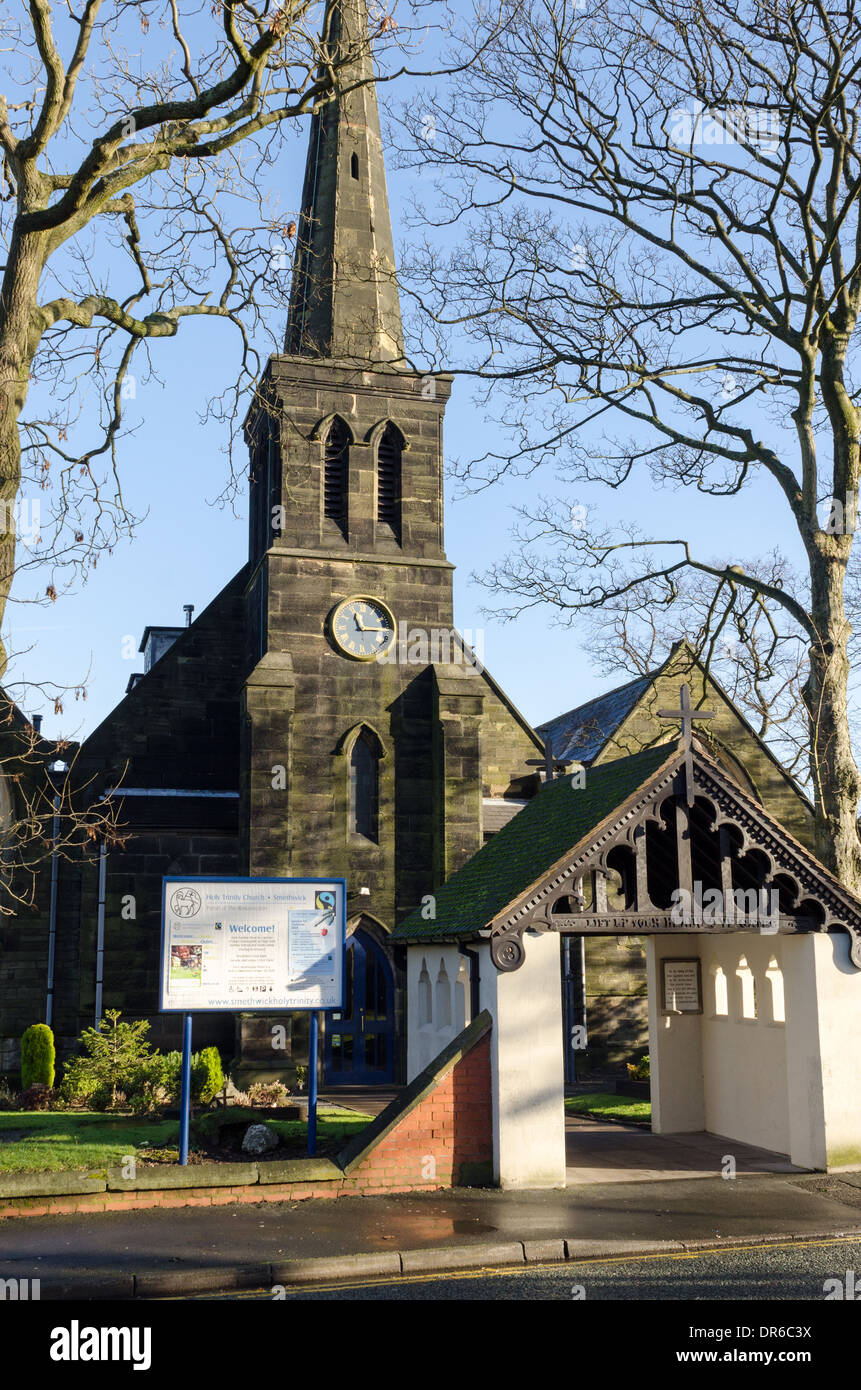 L'église Holy Trinity de Smethwick, West Midlands Banque D'Images