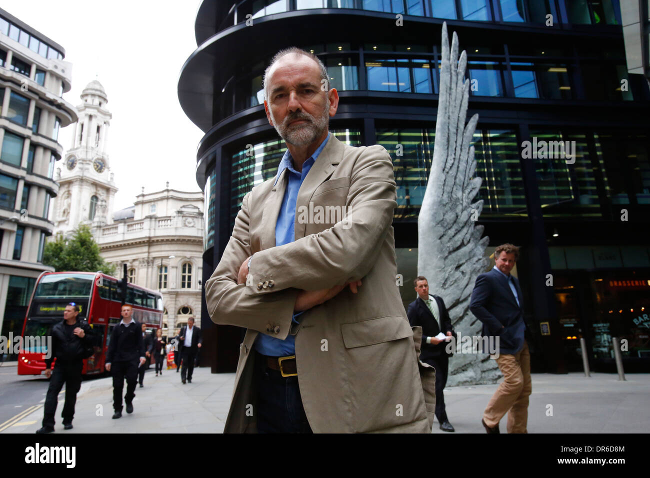 Artiste et président de la Royal Academy of Arts, Christopher Le Brun Banque D'Images