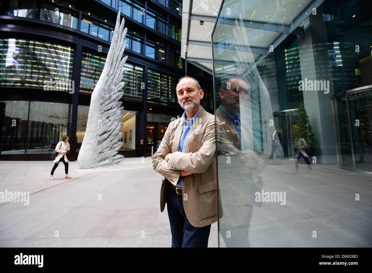 Artiste et président de la Royal Academy of Arts, Christopher Le Brun Banque D'Images