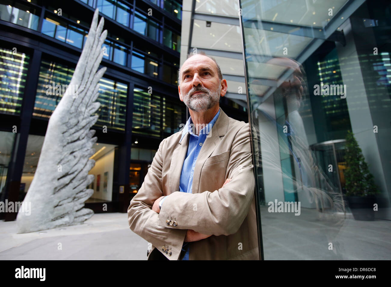 Artiste et président de la Royal Academy of Arts, Christopher Le Brun Banque D'Images