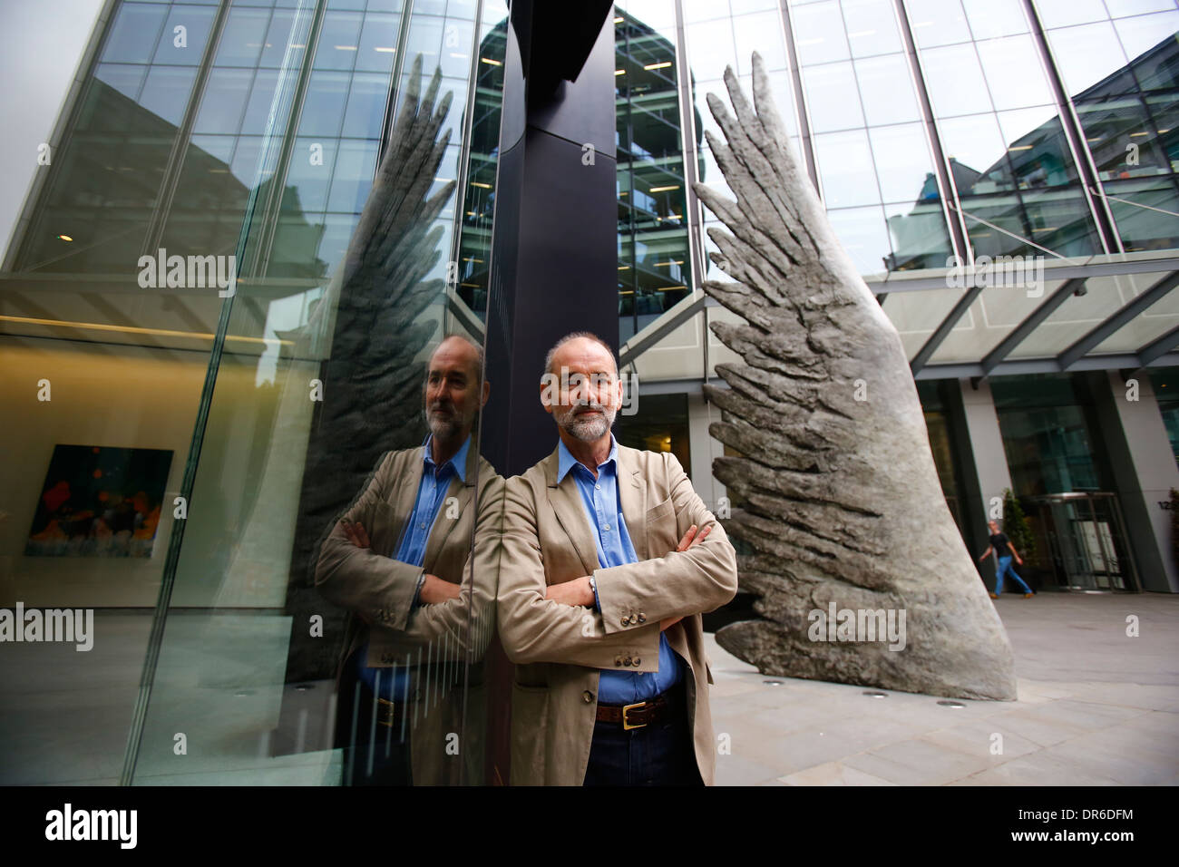 Artiste et président de la Royal Academy of Arts, Christopher Le Brun Banque D'Images