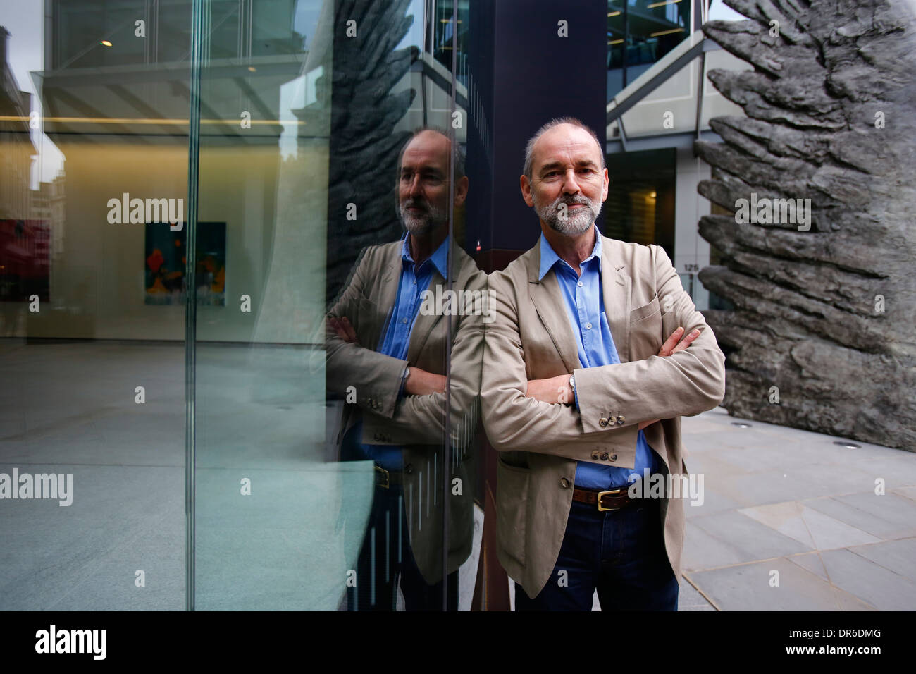 Artiste et président de la Royal Academy of Arts, Christopher Le Brun Banque D'Images