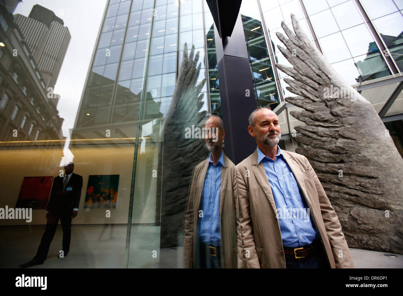 Artiste et président de la Royal Academy of Arts, Christopher Le Brun Banque D'Images