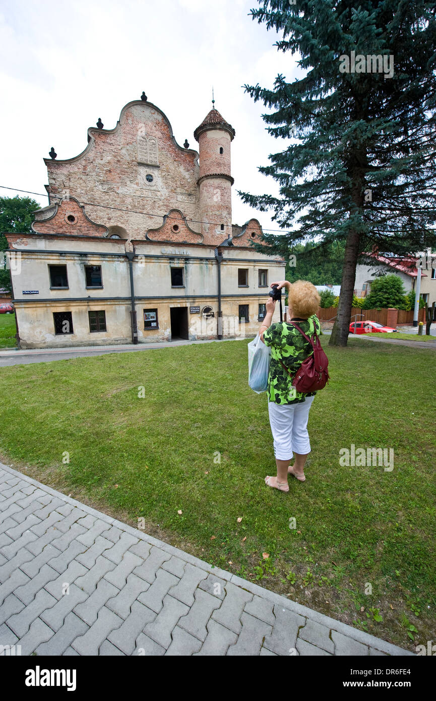 Vieux village de Slovaquie située dans la région de voïvodie de la Ruthénie subcarpatique, SE Pologne Banque D'Images