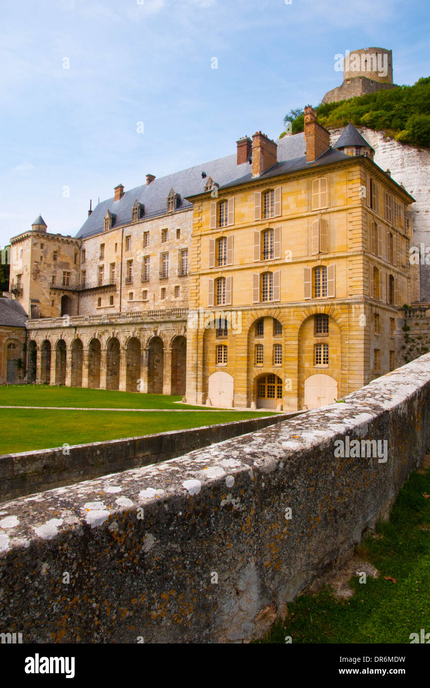 Campagne de France Château de La Roche Guyon Banque D'Images