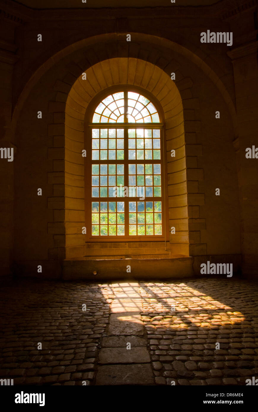 Campagne de France Château de La Roche Guyon Banque D'Images