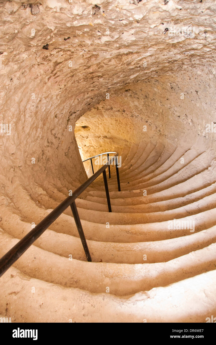 Campagne de France Château de La Roche Guyon Banque D'Images