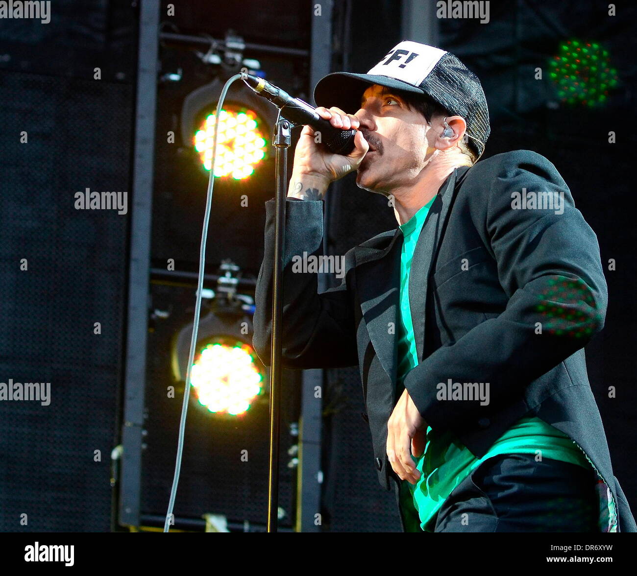 Anthony Kiedis des Red Hot Chili Peppers effectuer au Croke Park de Dublin, Irlande - 26.06.12 Banque D'Images