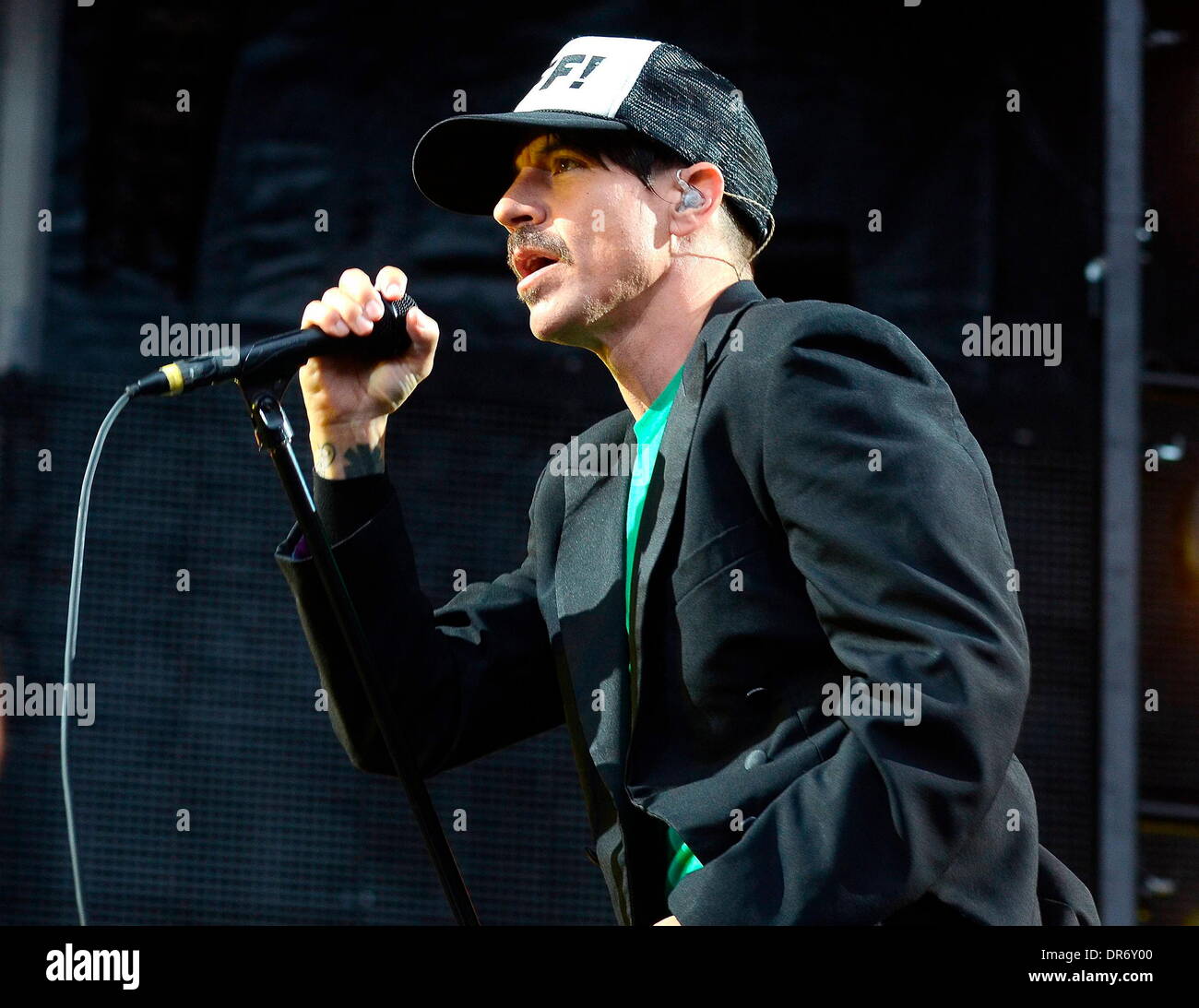 Anthony Kiedis des Red Hot Chili Peppers effectuer au Croke Park de Dublin, Irlande - 26.06.12 Banque D'Images