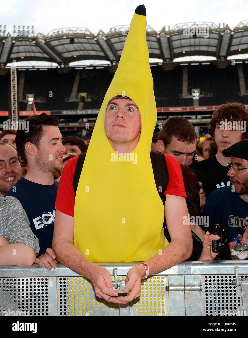 Fans les Red Hot Chili Peppers effectuer au Croke Park de Dublin, Irlande - 26.06.12 Banque D'Images