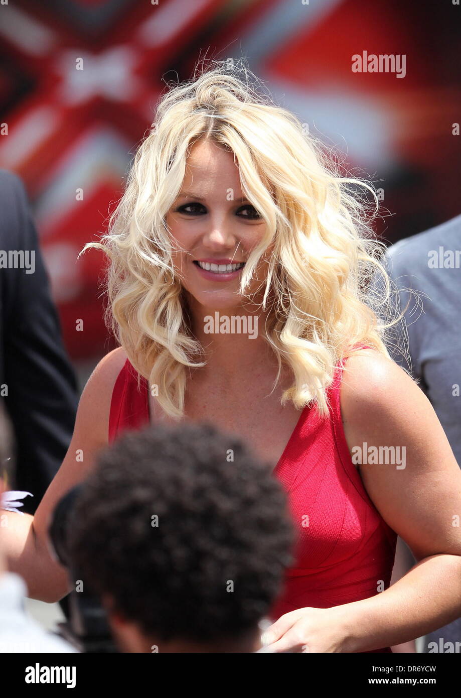 Britney Spears le X Factor USA juges arrivent aux auditions à Providence Providence, Rhode Island - 27.06.12 Où : Providence , RI Quand : 27 Juin 2012 Banque D'Images