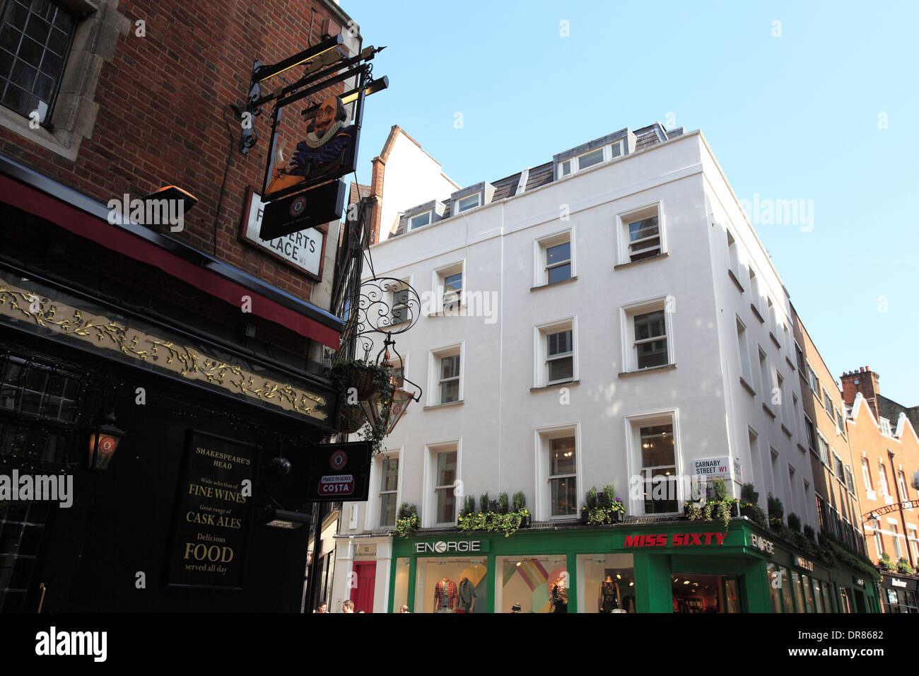 Royaume-uni londres vue de Carnaby Street Banque D'Images