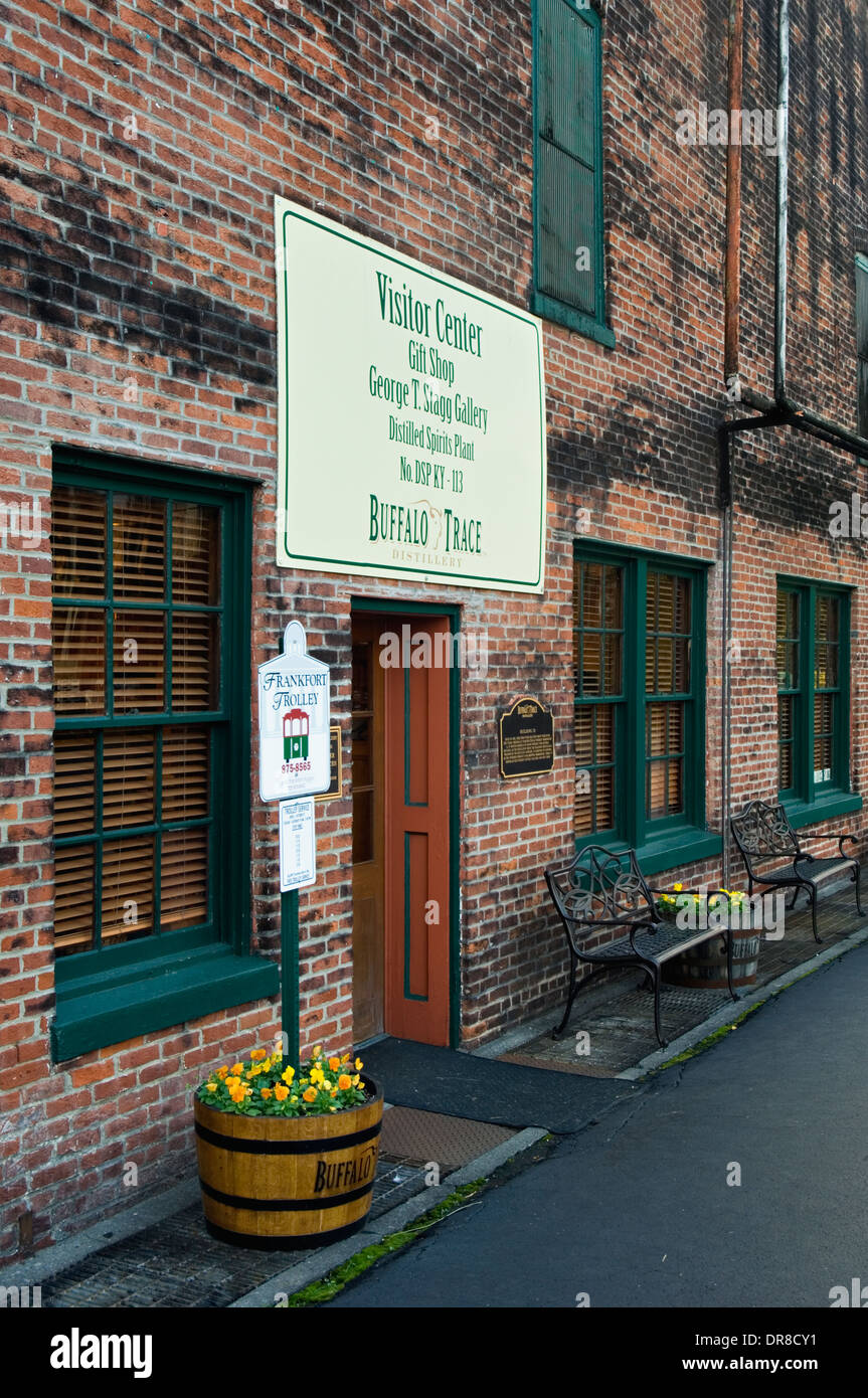 Buffalo Trace Distillery Visitor Centre à Frankfort, Kentucky Banque D'Images Buffalo Trace Distillery Visitor Centre à Frankfort, Kentucky Banque D'Images
