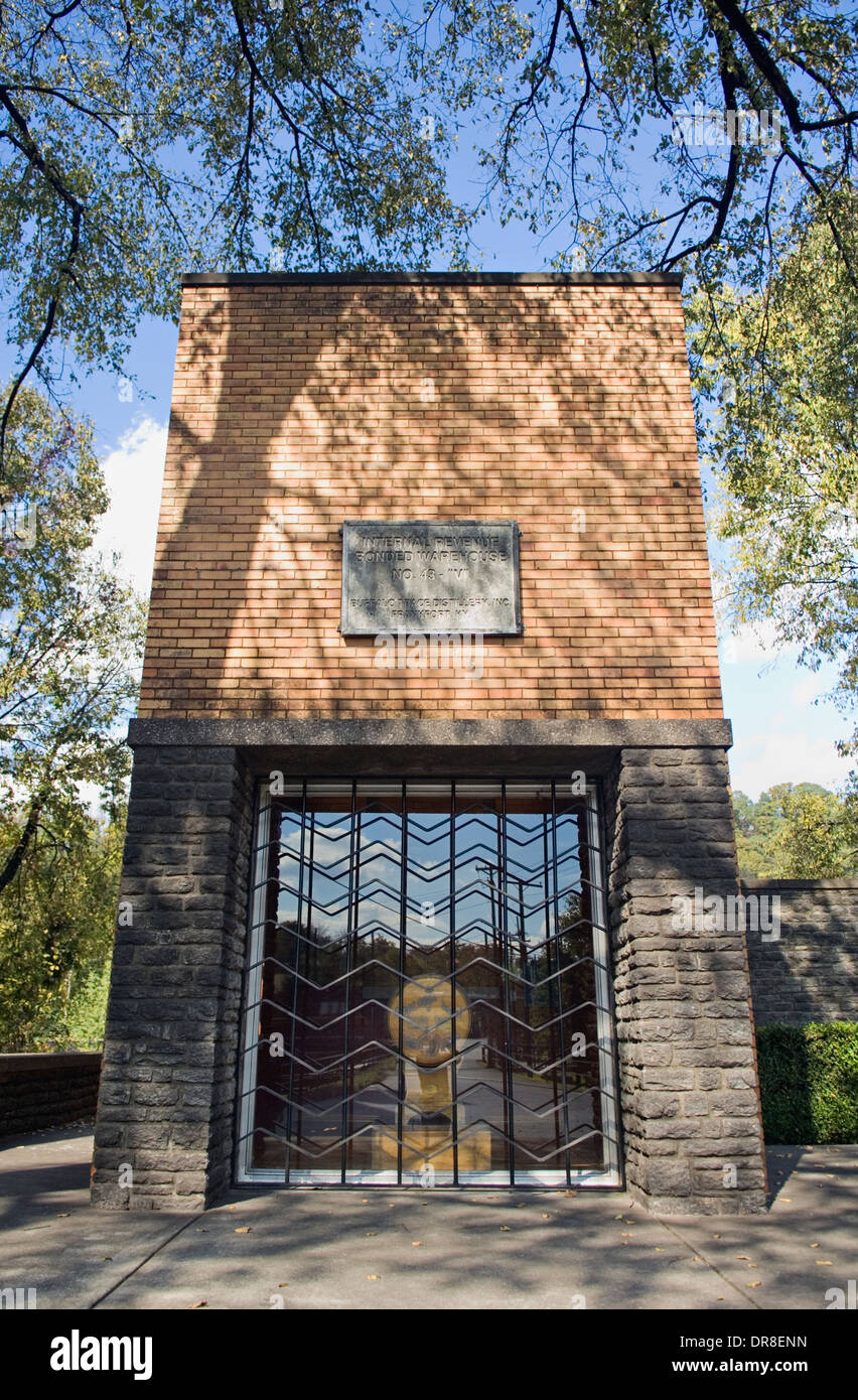 Six millionième baril de Bourbon produite depuis l'interdiction en entrepôt spécial à la distillerie de Buffalo Trace au Kentucky Banque D'Images