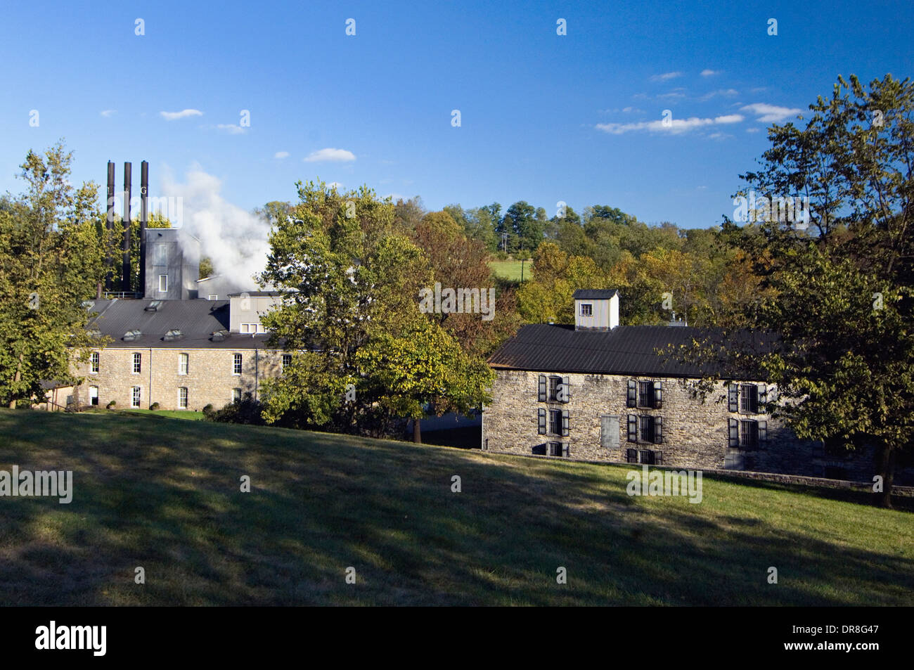 Woodford Reserve Distillery en Woodford County (Kentucky) Banque D'Images