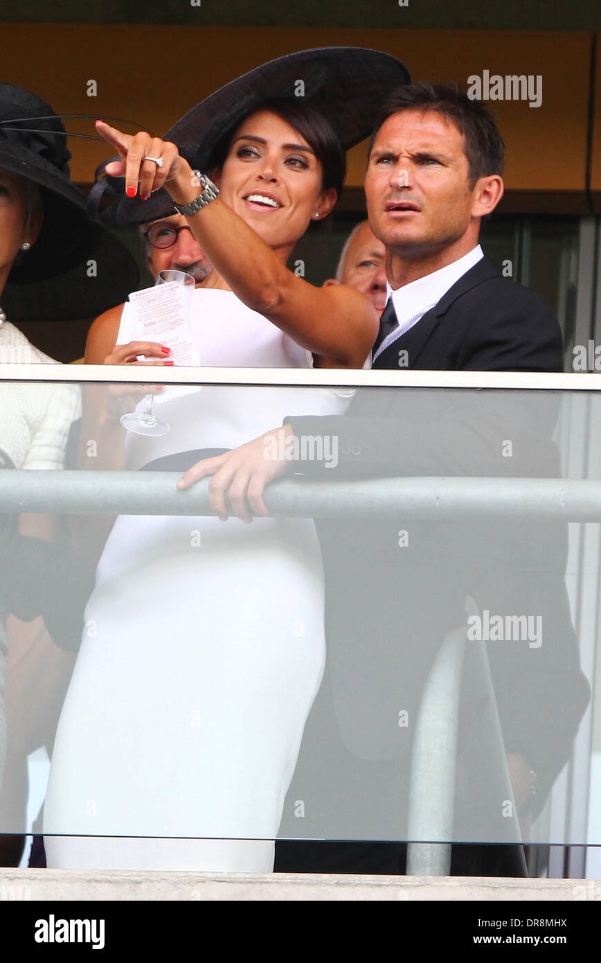 Christine Bleakley et Frank Lampard, Frank fête ses 34e anniversaire aujourd'hui à Royal Ascot Ascot Racecourse - Jour 2 Berkshire, Angleterre - 20.06.12 Banque D'Images