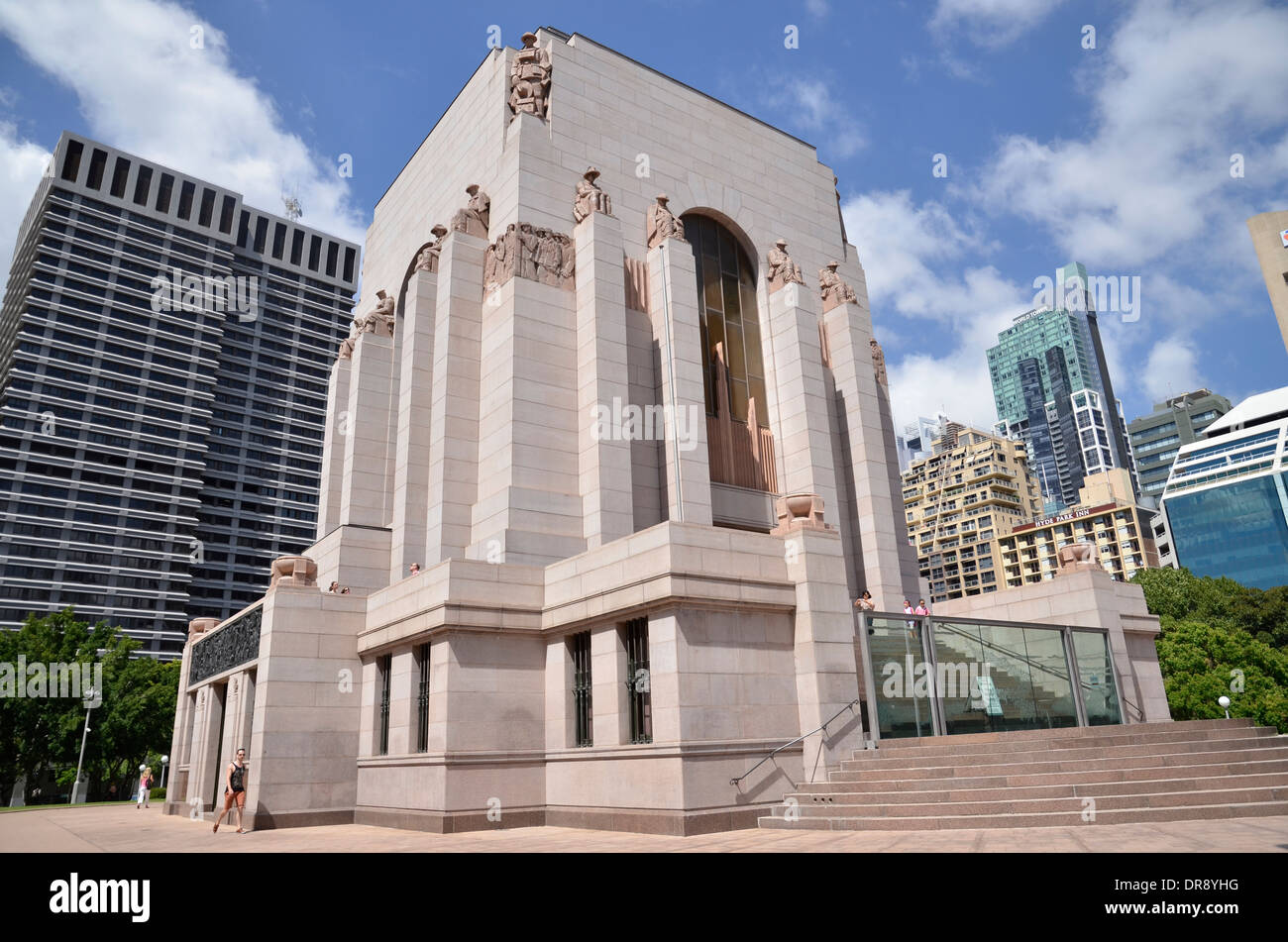 L'ANZAC War Memorial dans Hyde Park, Sydney Banque D'Images