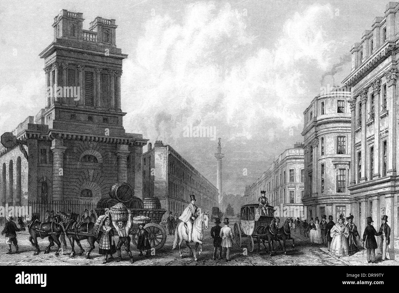 KING WILLIAM STREET Banque D'Images