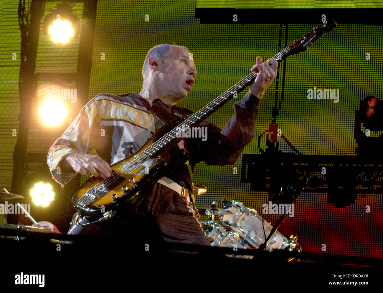 Brocante de la Red Hot Chili Peppers en live à Knebworth Knebworth, Hertfordshire - 23.06.12 Banque D'Images