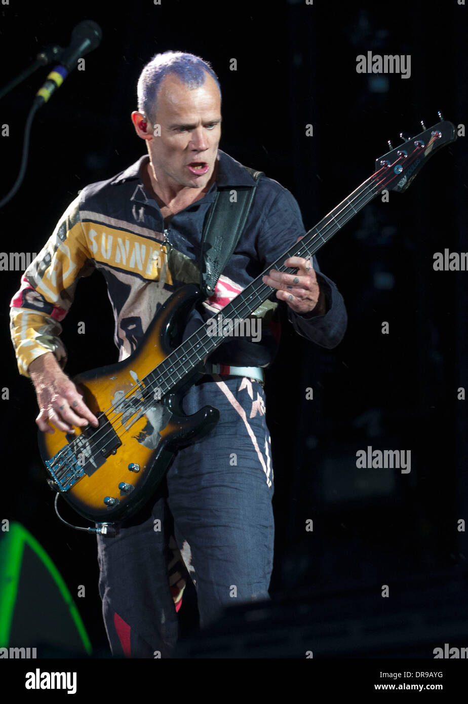 Brocante de la Red Hot Chili Peppers en live à Knebworth Knebworth, Hertfordshire - 23.06.12 Banque D'Images