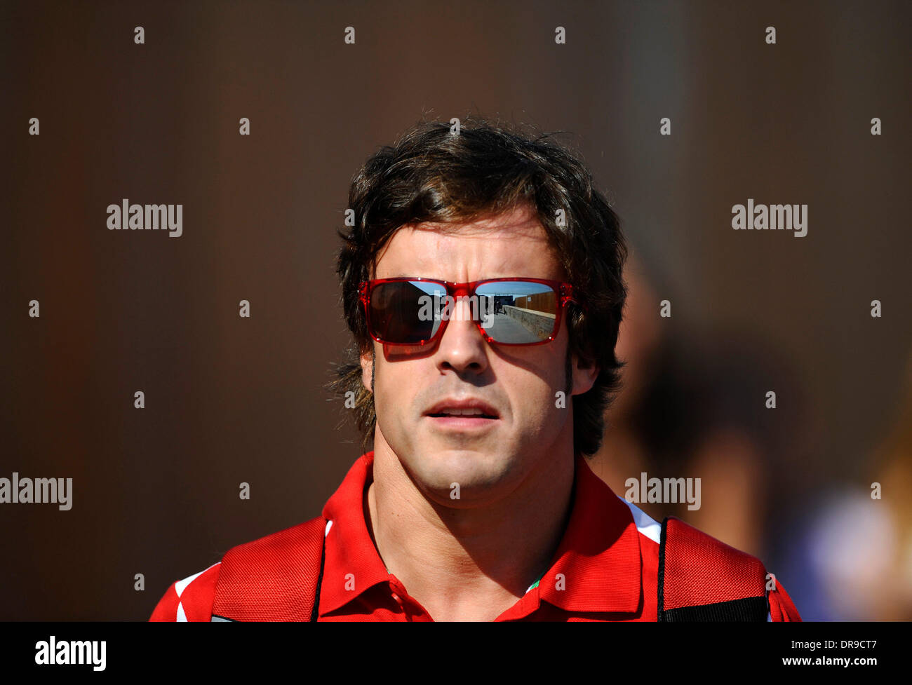 Fernando Alonso 2012 Grand Prix d'Europe - Les courses du circuit de la rue de Valence - Valence, Espagne - 24.06.12 Banque D'Images