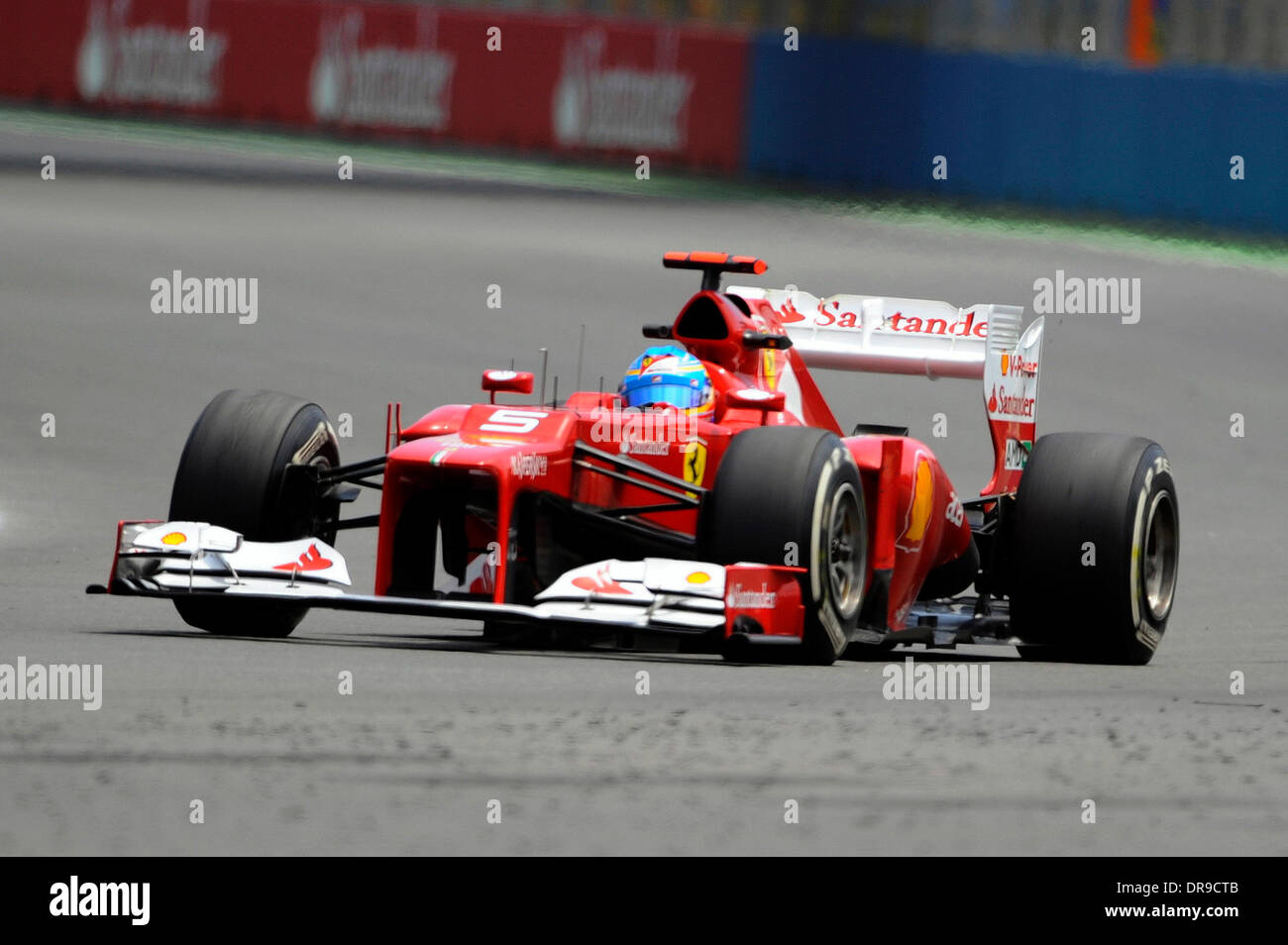 Fernando Alonso 2012 Grand Prix d'Europe - Les courses du circuit de la rue de Valence - Valence, Espagne - 24.06.12 Banque D'Images
