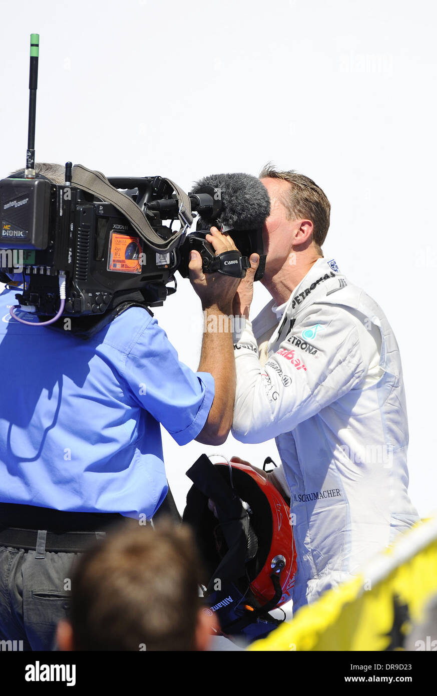 Michael Schumacher 2012 Grand Prix d'Europe - Les courses du circuit de la rue de Valence - Valence, Espagne - 24.06.12 Banque D'Images