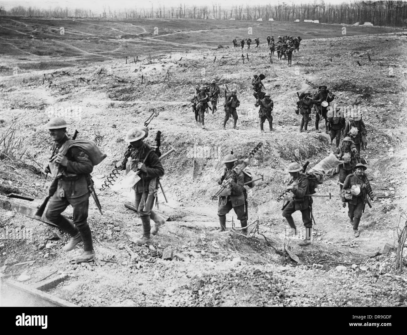 Bataille d'Arras 1917 Banque D'Images