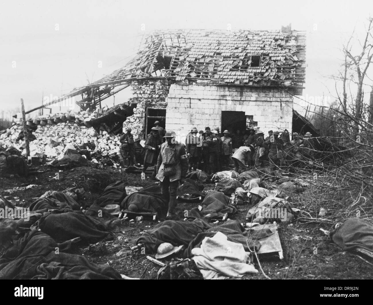 Première bataille de la Scarpe 1917 Banque D'Images