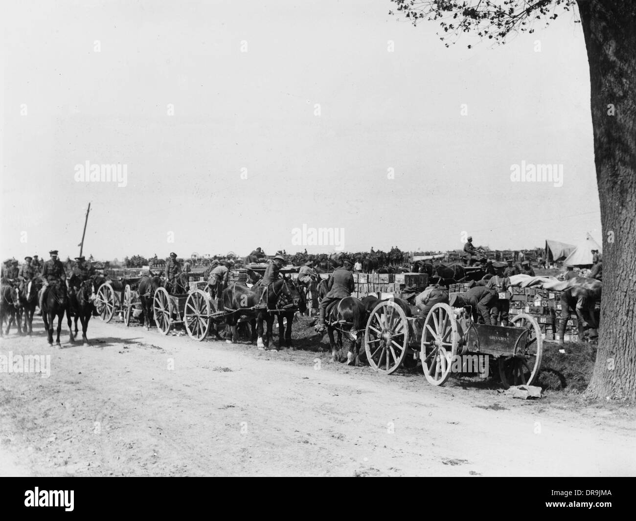 La Somme 1916 Banque D'Images