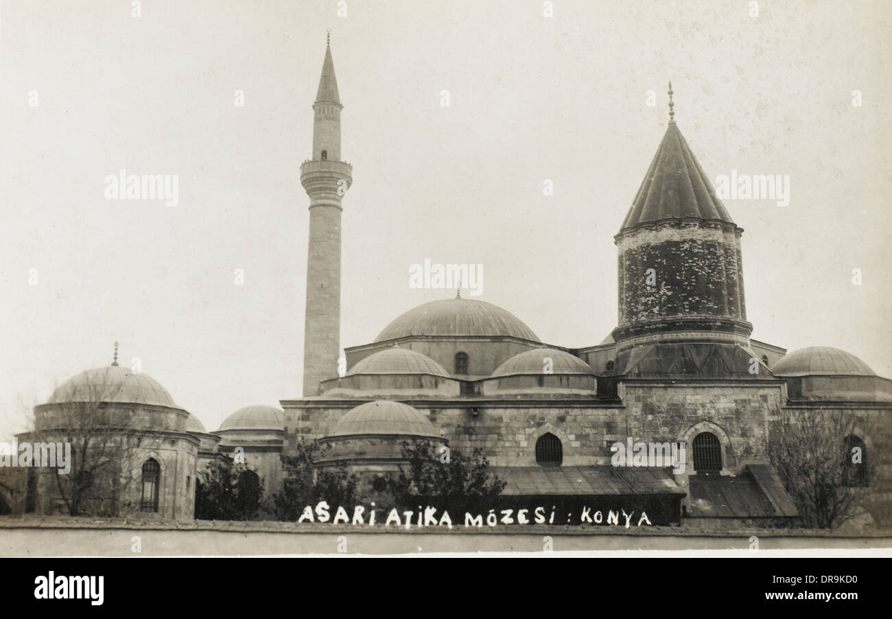Konya - Mosquée & Turbe (édifice funéraire) de Rumi Banque D'Images