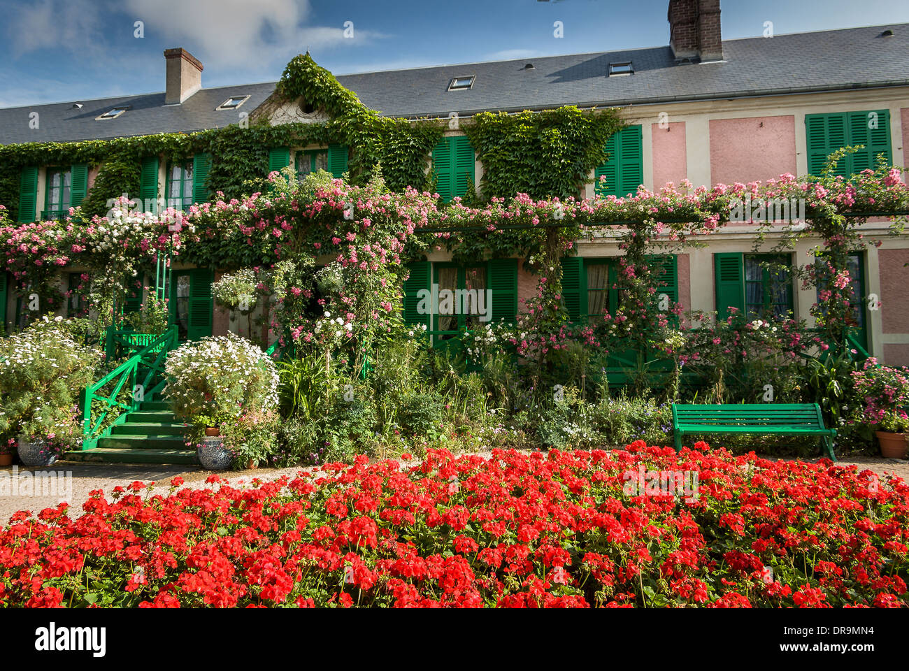 La maison et le jardin de Monet à Giverny France UE Banque D'Images