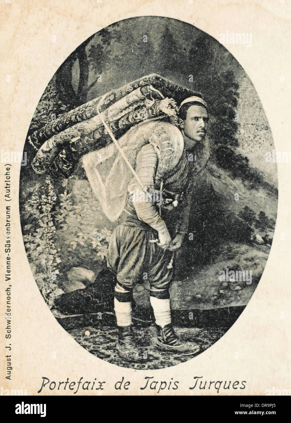 Izmir (Smyrne) - porter Tapis Banque D'Images